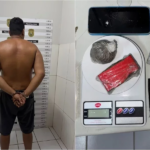 Suspeito de tráfico de drogas é preso pela PM na cidade de São Raimundo Nonato